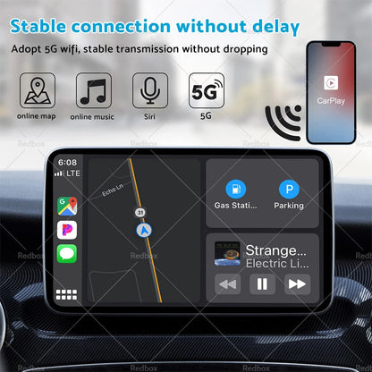 Wireless USB CarPlay Adapter for Apple iOS Auto Navigation