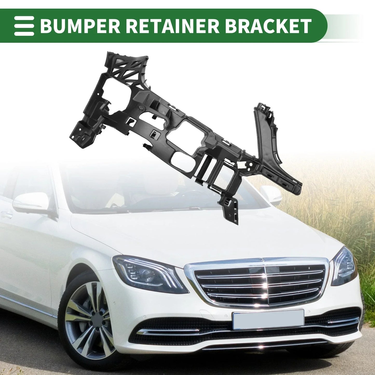 Right Front Bumper Retainer Bracket for Mercedes Benz C250 (2012-2015)
