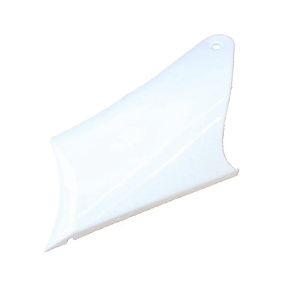 White Plastic Rear Right Side Number Guard for Apollo Orion Pit Pro Dirt Bike