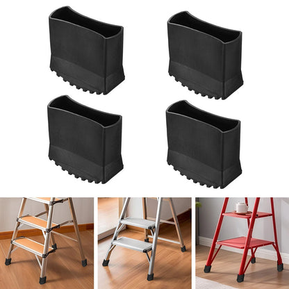 4 Pcs Rubber Non-Slip Ladder Feet Mats for Aluminum Ladder
