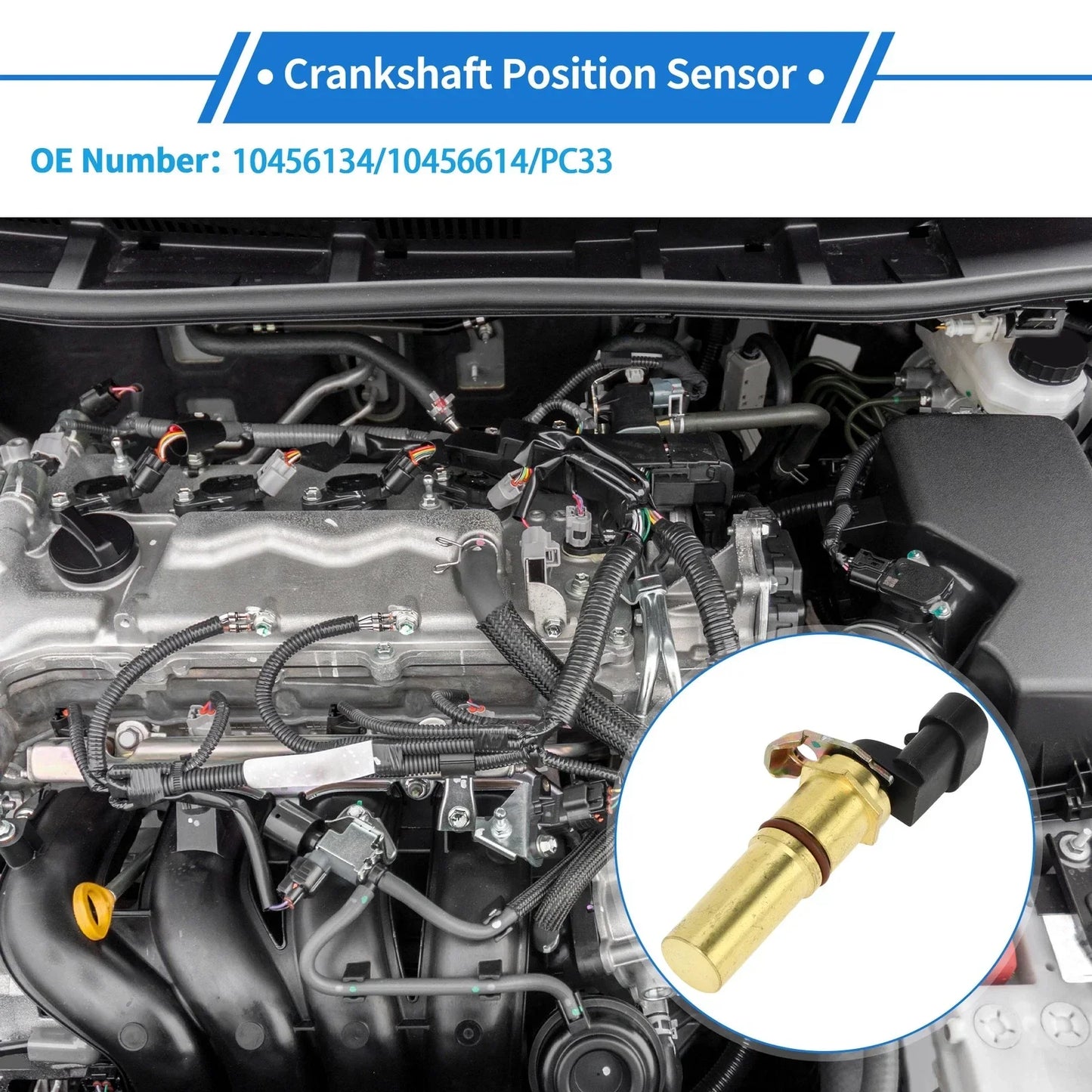 Crankshaft Position Sensor for Chevrolet Beretta Base 2.2 (1994-1996)