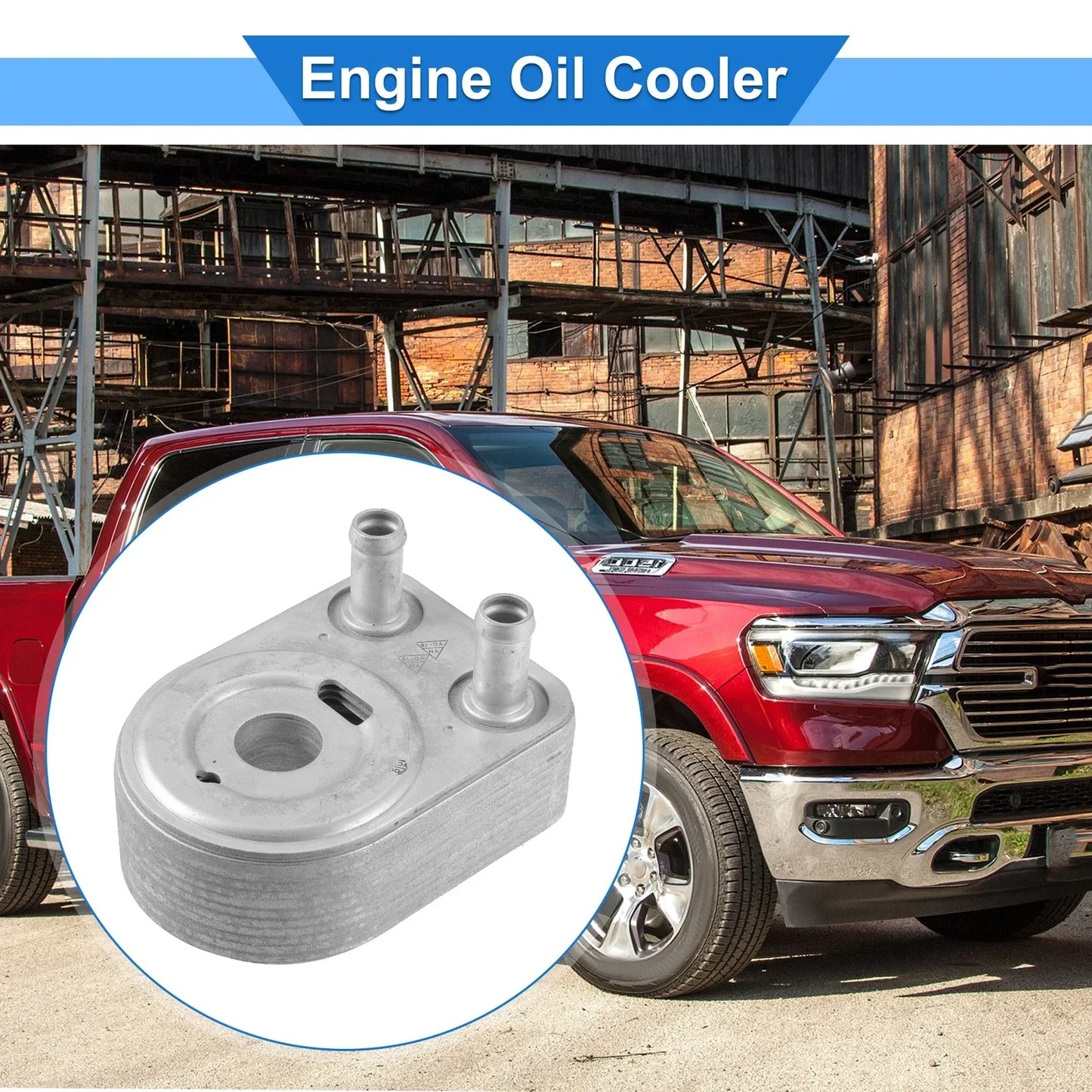 Engine Oil Cooler with Seals for Dodge Nitro, Challenger (2007-2011)