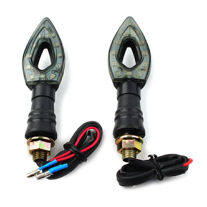 10mm LED Turn Signal Blinker Light Indicator for Universal Cafe Racer