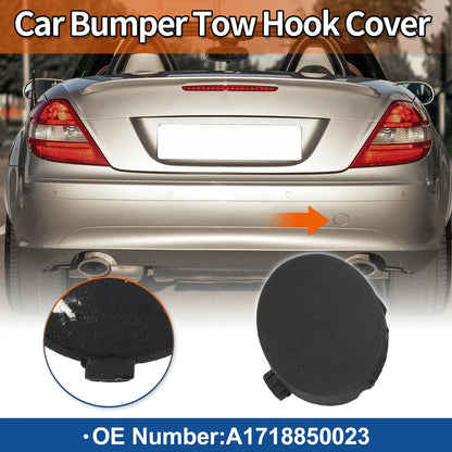 Rear Side Bumper Tow Hook Cover for Mercedes-Benz (2008-2012) Unpainted