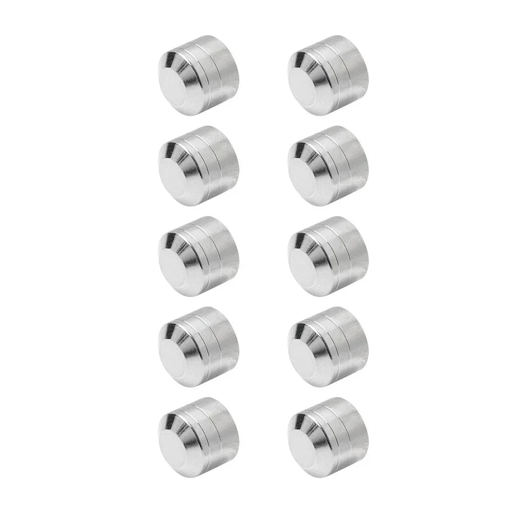 10 x Engine Cover Bolts Screw Caps CNC for Harley Twin Cam Dyna Softail Chrome