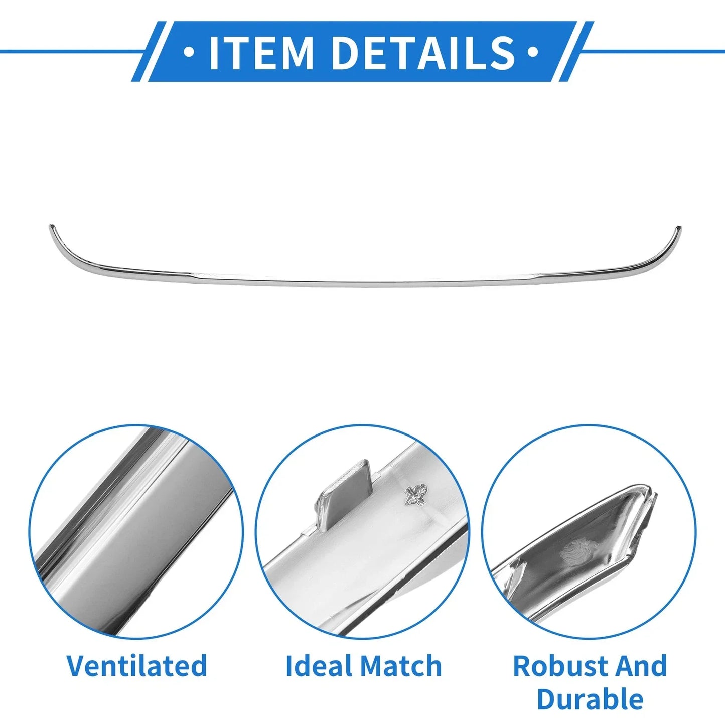 Rear Lower Center Bumper Grille Trim for Mercedes-Benz W212/E (2014-2015)