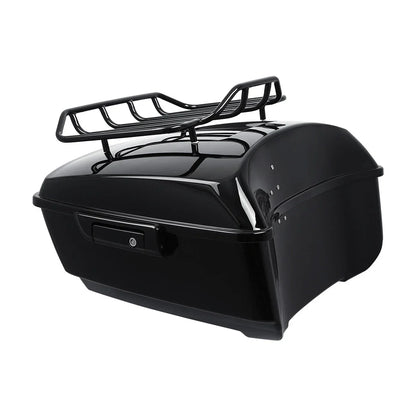 King Trunk Luggage Rack Mount for Harley Touring Black (2014-2025)