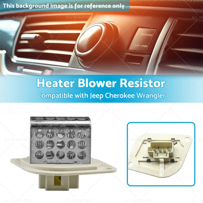 Heater Blower Motor Resistor for Jeep Wrangler Cherokee 4.0L (1997-2001)