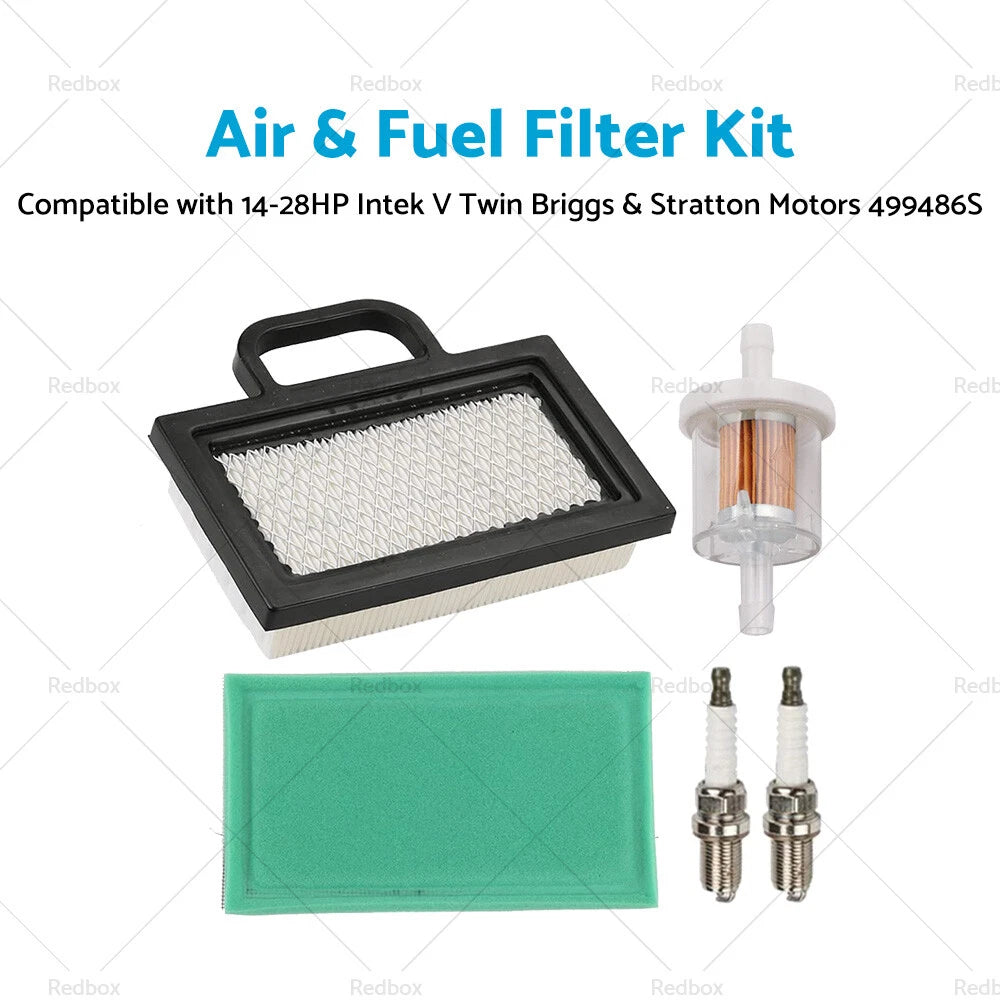 Air Fuel Filter Kit for Briggs & Stratton Intek V Twin Motors