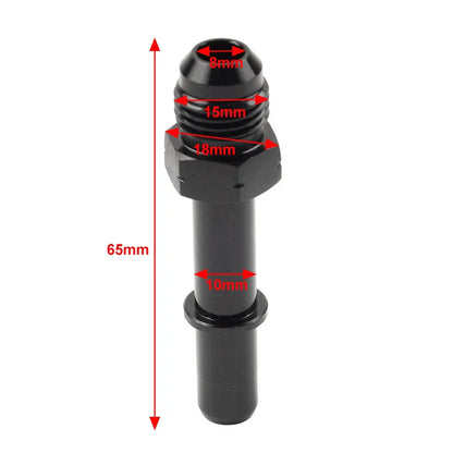 6AN Male to 5/16" Male SAE Quick-Disconnect EFI Fuel Rail Fitting