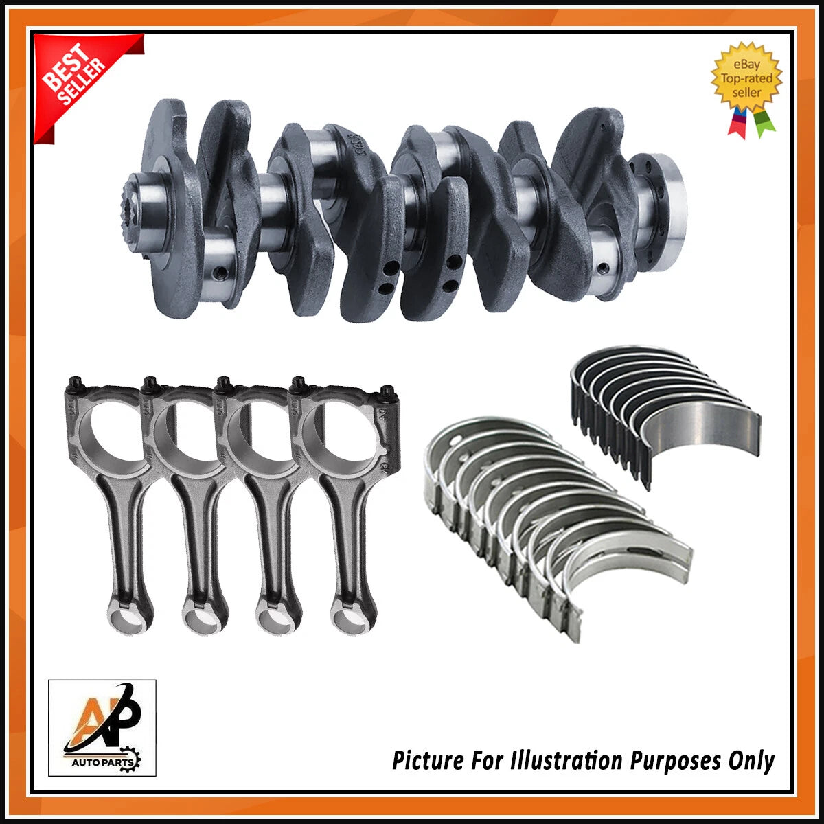Crankshaft Replacement for Audi A4 A6 Q7 VW Golf GTI (2009–2022)
