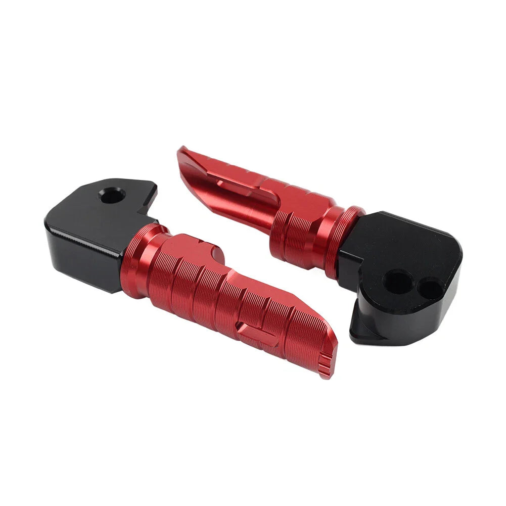 Red Rear Footrests Passenger Pegs for Honda Forza 750 (2021-2023)