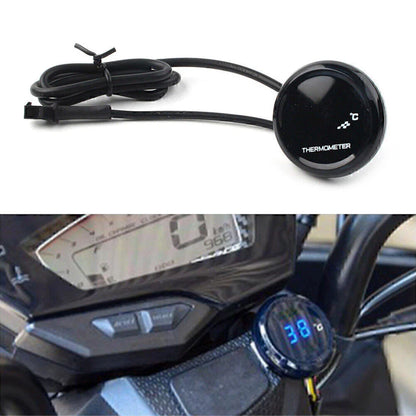 LCD Digital Thermometer Water Temperature Sensor Gauge for Motorcycle