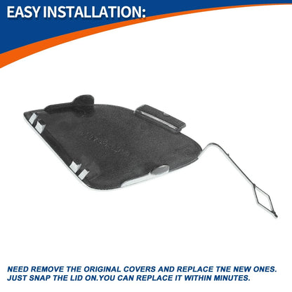 Front Bumper Tow Hook Cover for Mercedes-Benz CLA W117 (2014-2019) White