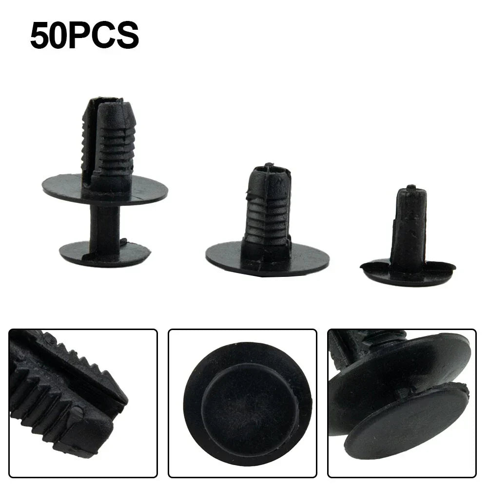 Rivet Clips 50 x Plastic Auto Rivet Clips for Car Fender