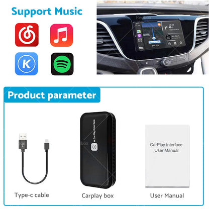 5G Wifi Carplay Dongle USB Adapter for Carplay Mirror Link