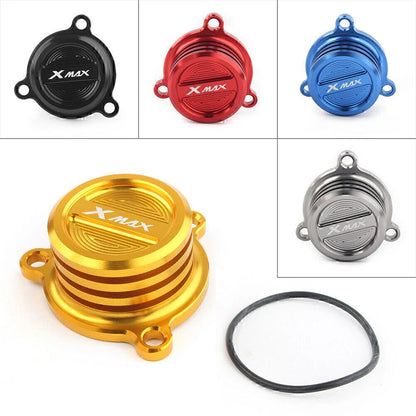 Engine Oil Filter Clear Caps for Yamaha XMAX 250 300 400 (2018)