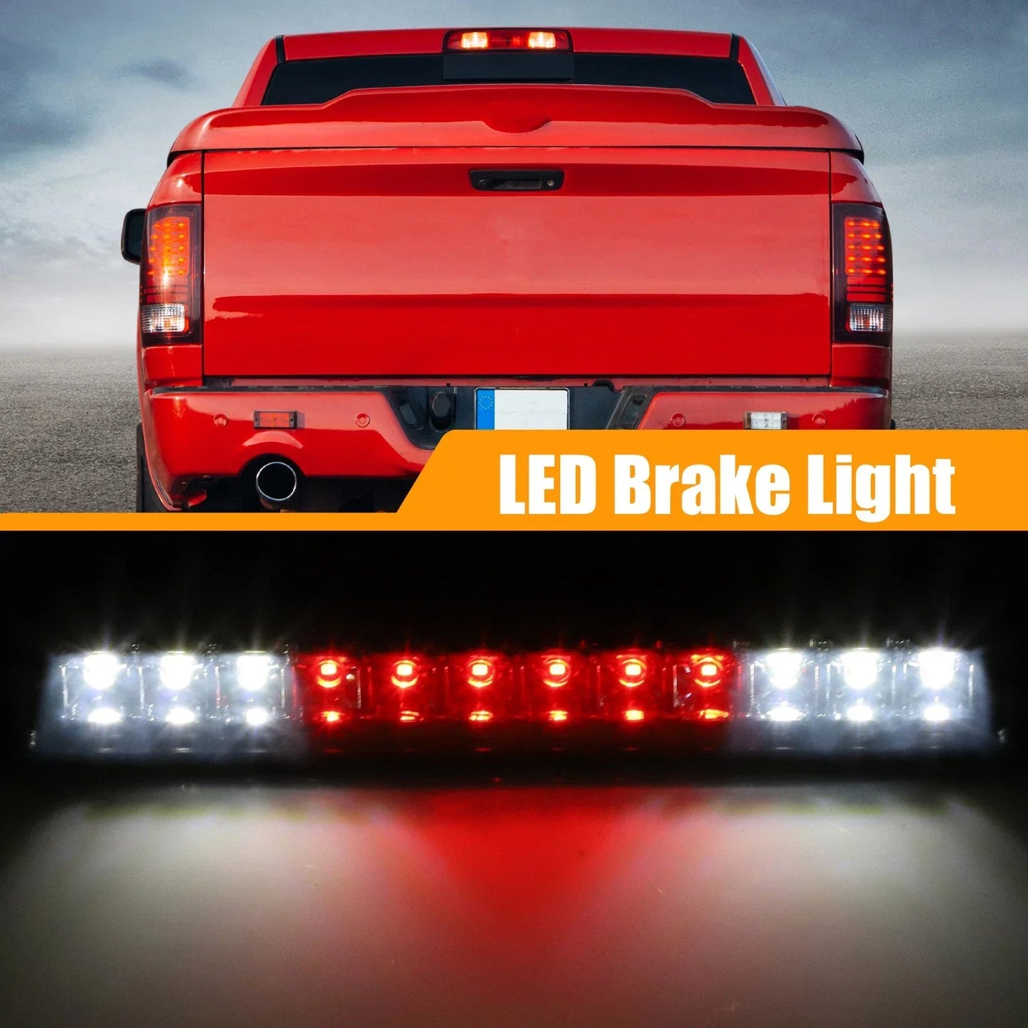 LED Third High Mount Brake Light for Dodge Ram 1500 (2019-2023)