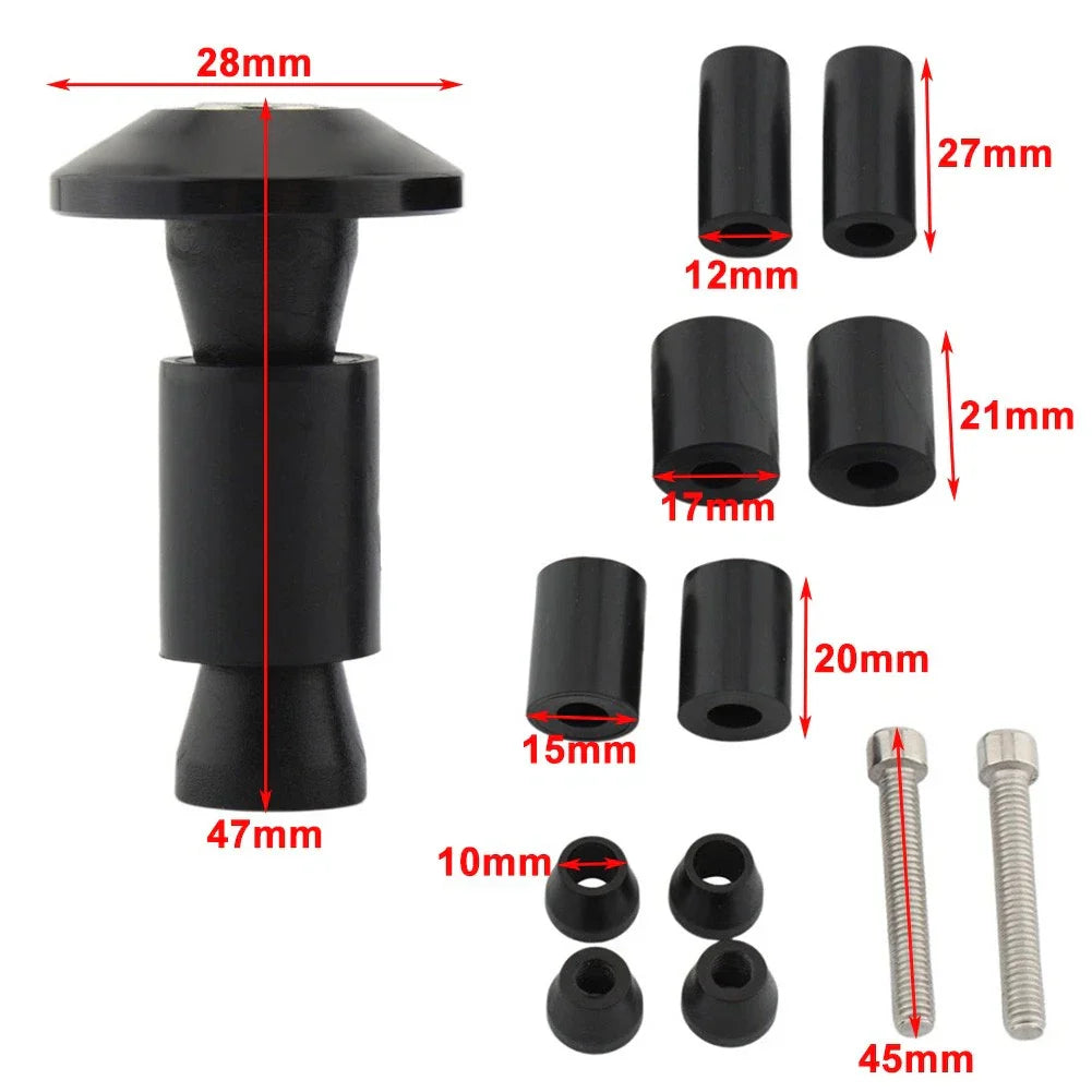 7/8'' Handlebar Grips Caps Plugs for Motorcycle Dirt Bike