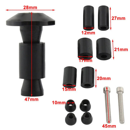 7/8'' Handlebar Grips Caps Plugs for Motorcycle Dirt Bike