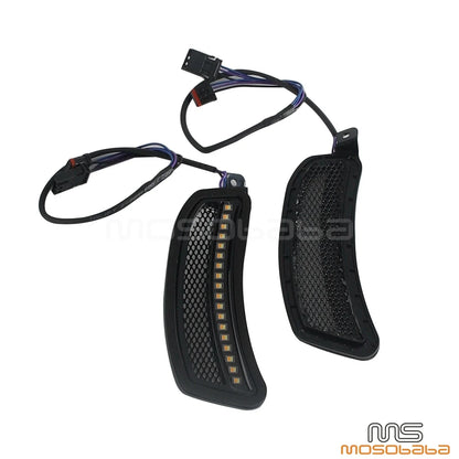 Black Mesh LED Fairing Vent Lights for Harley Low Rider El Diablo (2022)