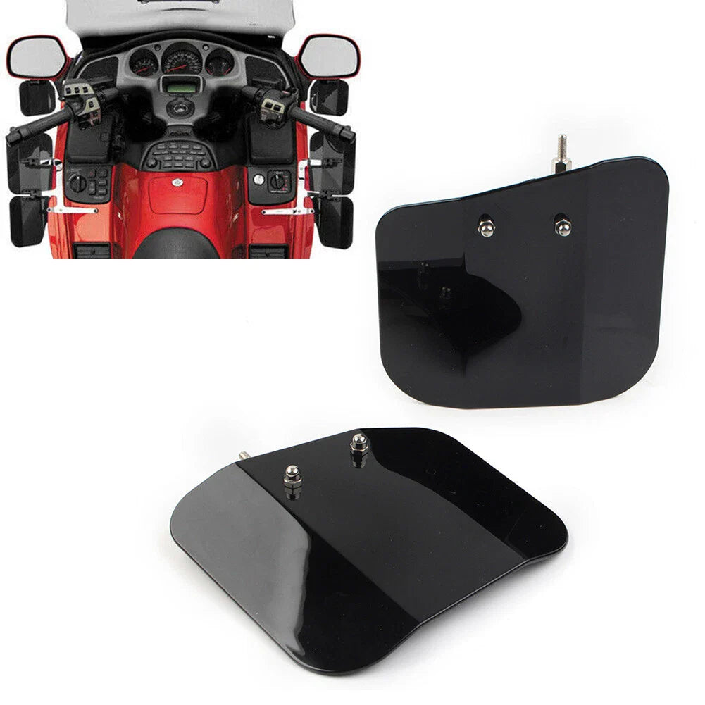 Motorcycle Air Wing Windshield Deflector Mirrors for Honda GL1800 F6B