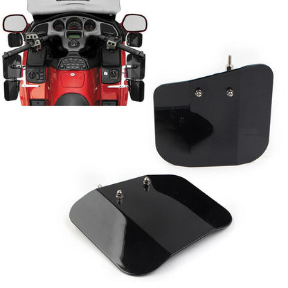 Motorcycle Air Wing Windshield Deflector Mirrors for Honda GL1800 F6B