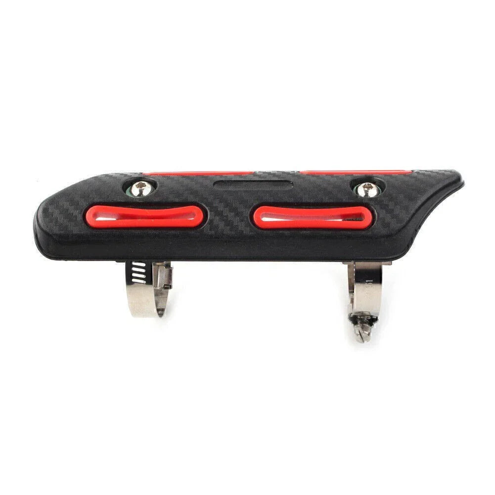 Exhaust Muffler Heat Shield Cover for Motor (Red)
