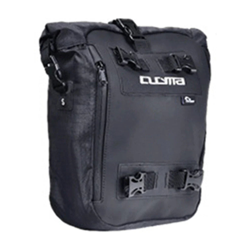 10L Waterproof Rear Tail Seat Bag for Motorcycle - Black