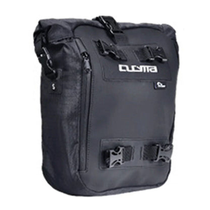 10L Waterproof Rear Tail Seat Bag for Motorcycle - Black