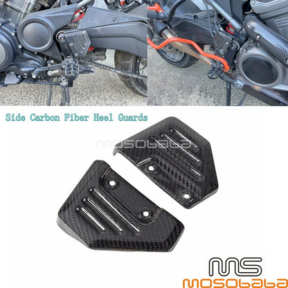 Carbon Fiber Side Heel Guard Covers for Harley Pan America 1250 (2021-2023)