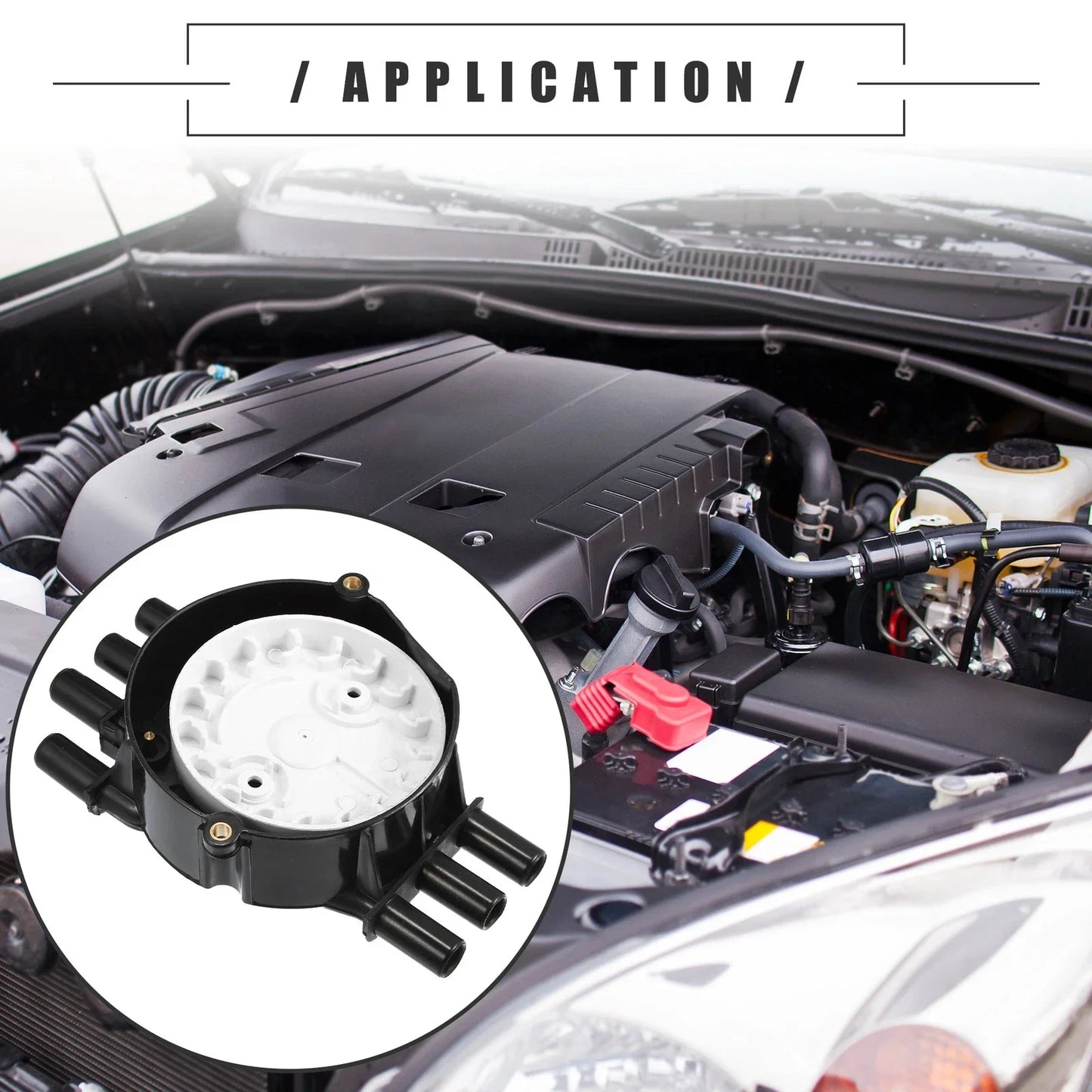 Brass Terminals Distributor Cap & Rotor Kit for Chevrolet