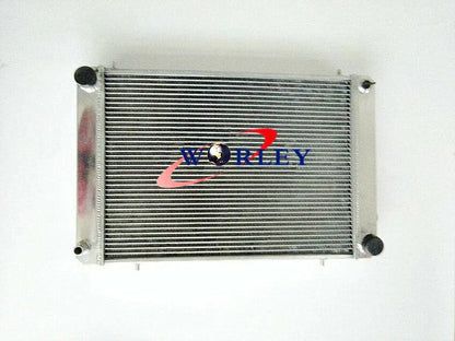 62MM Aluminum Radiator + Fan for Triumph TR8 3.5L V8 (1978-1981)