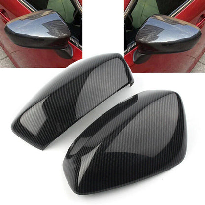 Mazda 3 Axela Side Rearview Mirror Cover Trim 2014-2016 Carbon Fiber