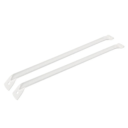 White Metal Support Brackets for 12" Wire Shelving