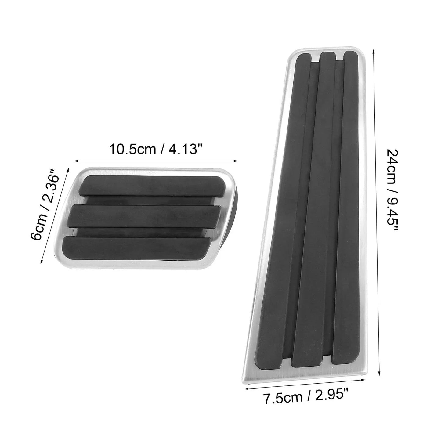 Non-Slip Accelerator Brake Pedal Pad Cover Kit for Porsche 718 Boxster (2017-2020)