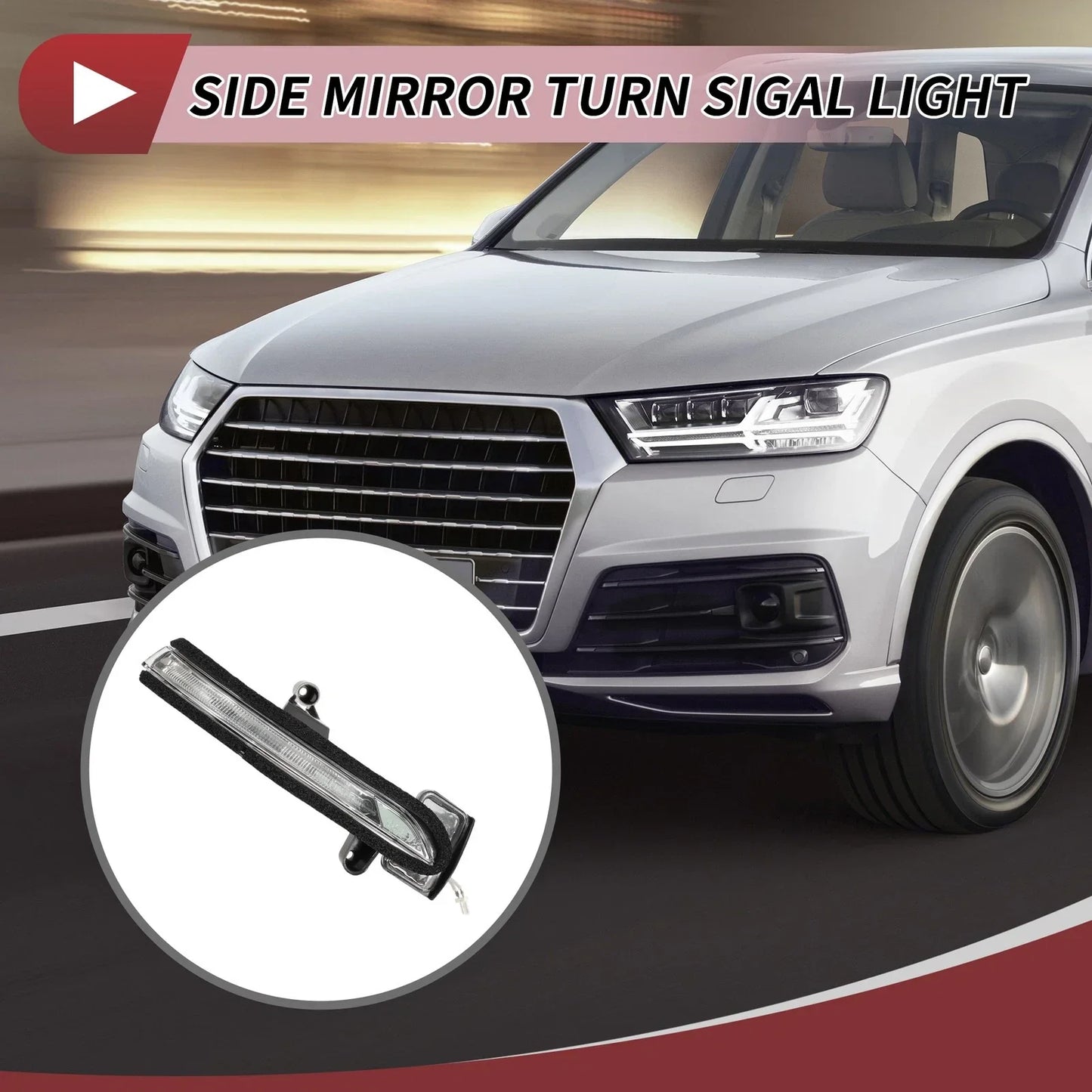 Car Mirror Turn Signal Light for Hyundai Accent Right LED (2018-2020)