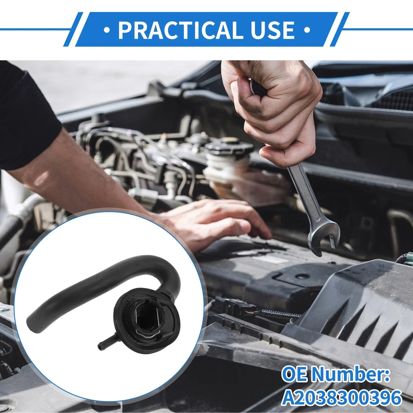 Heater Hose for Mercedes-Benz CLK500 CLK55 AMG (2003-2006)