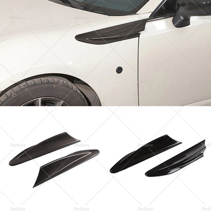 Black Side Fender Fin Vent Trim for Toyota 86 Subaru BRZ (2012-2020)