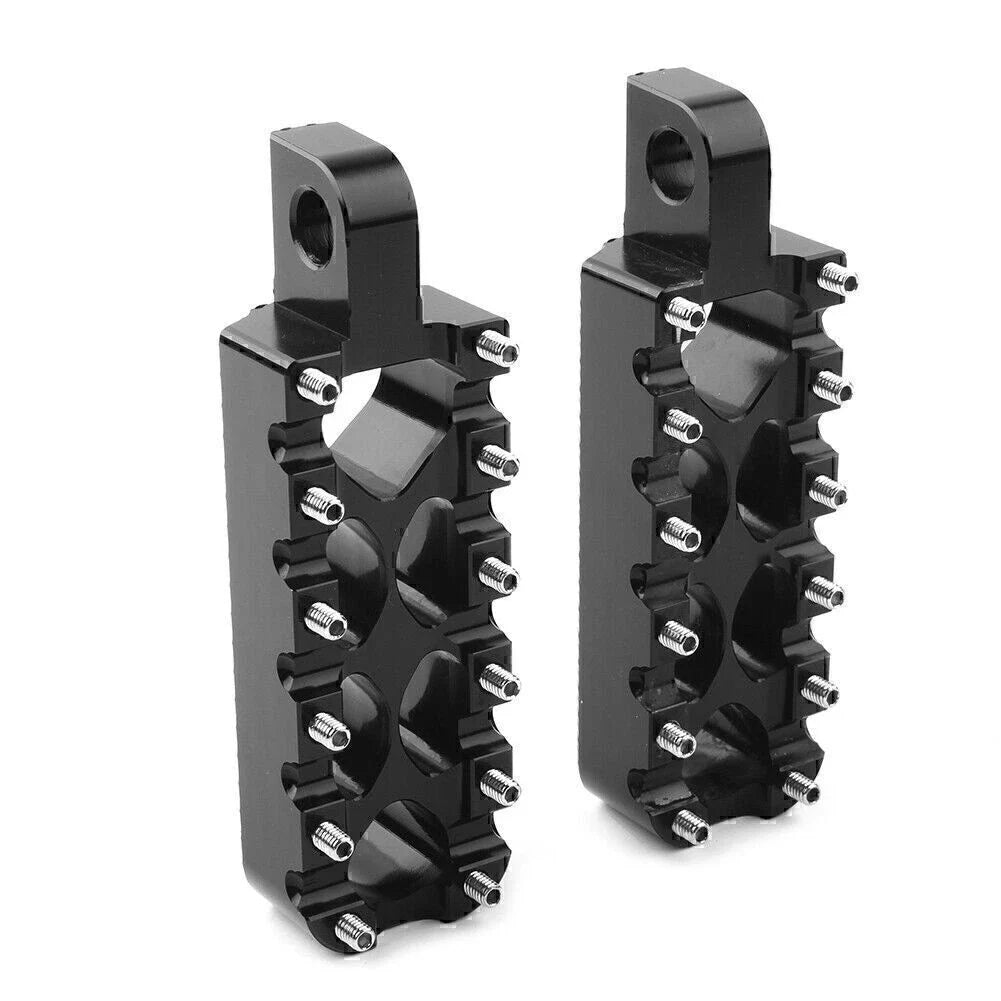 Black CNC Foot Pegs for Harley Dyna Wide Glide FXDWG FXDB FXDL FXDF (2006-2017)