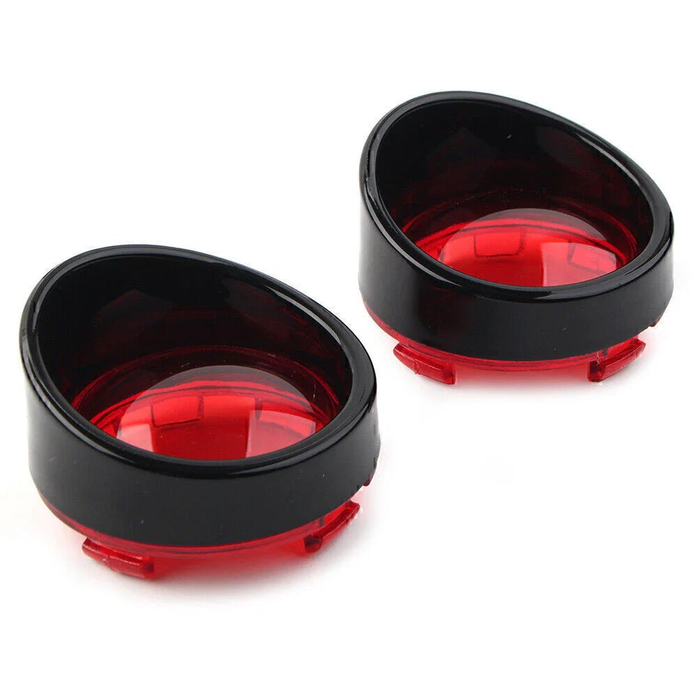 ABS Turn Signal Light Lens Covers for Harley Softail