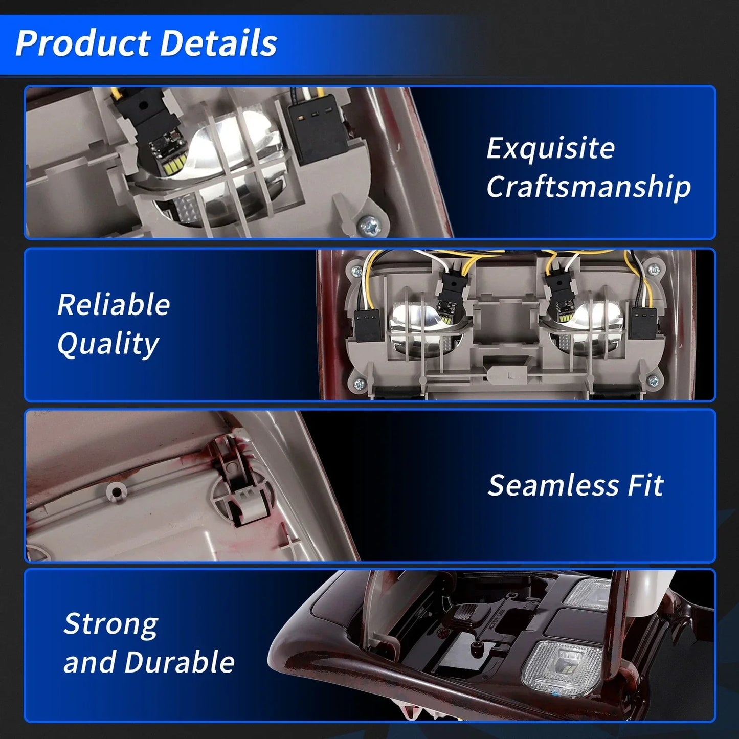 Overhead Console Light Assembly for Dodge Ram 1500 (2019-2023)