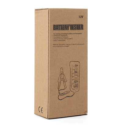 Digital Battery Alternator Tester with 6 LED Lights for DC12V Vehicles