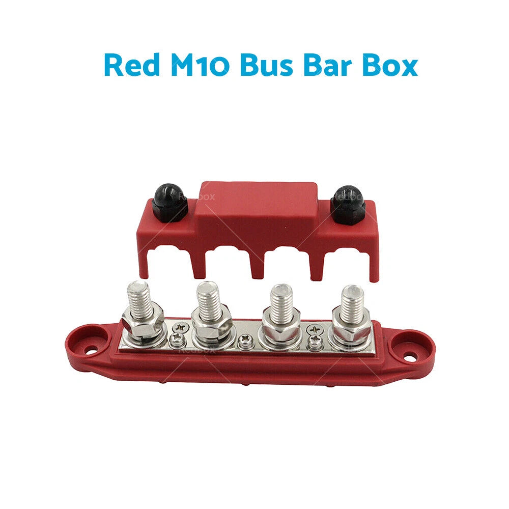 M10 Power Distribution Box Terminal Block 250A DC 48V Bus Bar