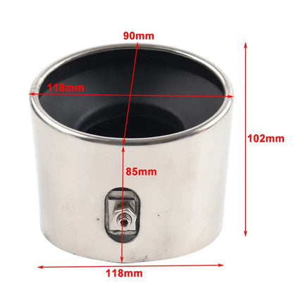 Steel Rear Exhaust Muffler Tip for Honda Accord (2008-2012)