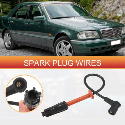 3 x Spark Plug Wire Ignition Coil Cables for Mercedes-Benz C220