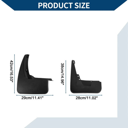 Mud Flaps Splash Guards Set for Mercedes-Benz GL450/350 (2008-2012)