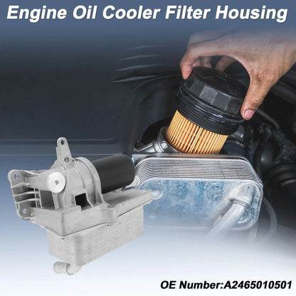 Engine Oil Filter Housing for Mercedes-Benz A220 A250 L4 2.0L (2019-2023)