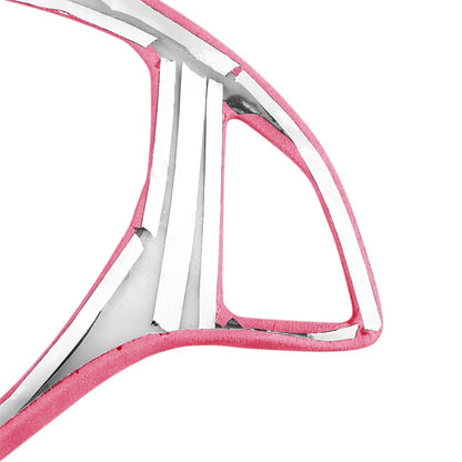 Suede Steering Wheel Cover for Chevrolet Corvette C7 (2014-2019) Pink