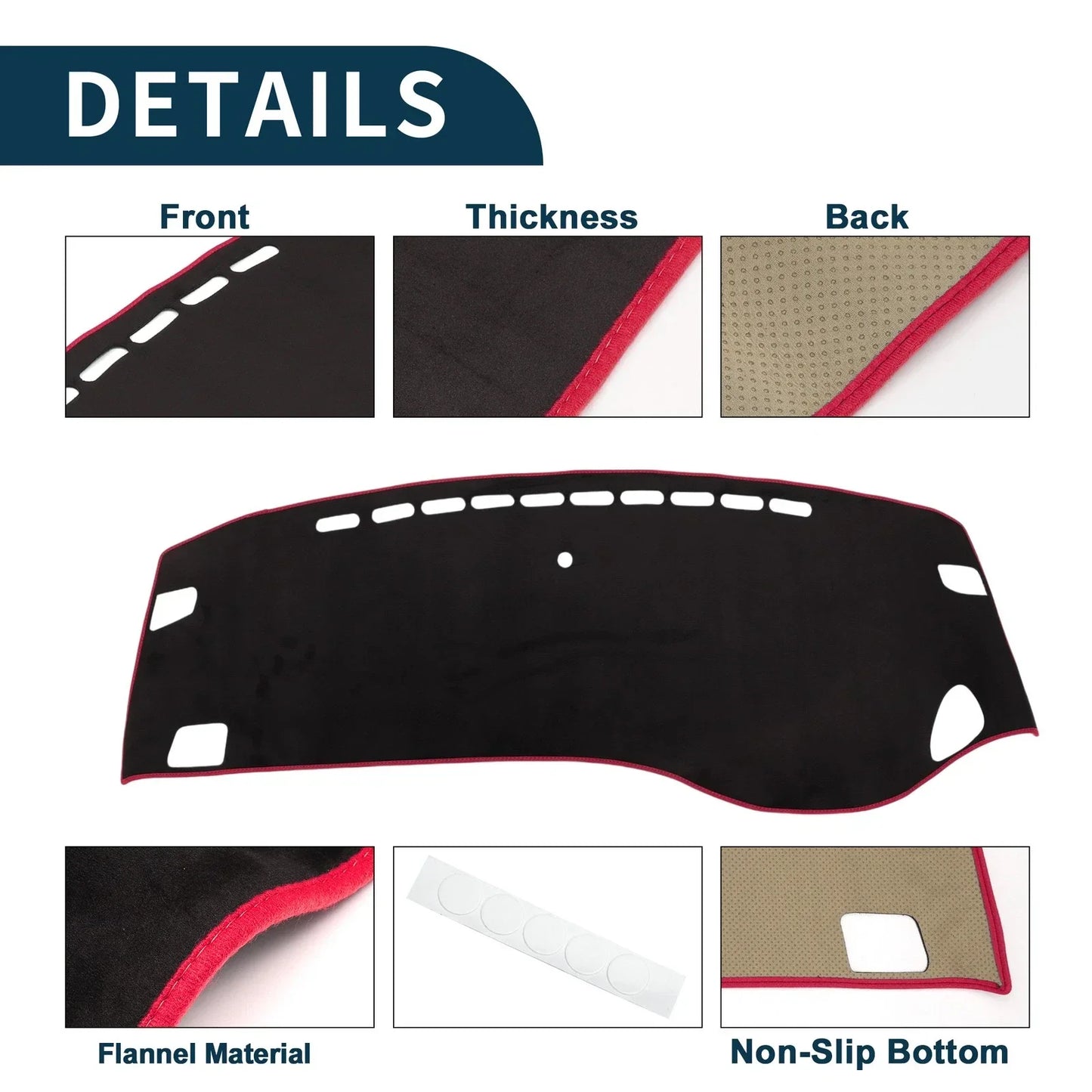 Dashboard Dash Cover Mat for Honda Odyssey RC1 RC2 Sun Protector (2018-2023)
